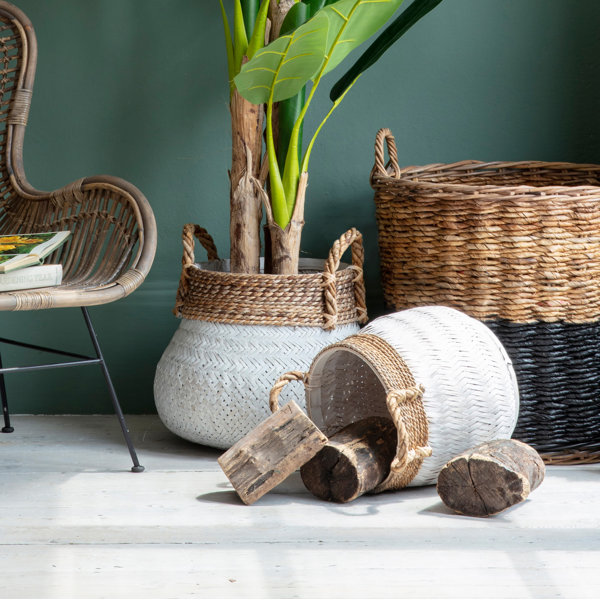 Sansibar Home 2-tlg. Korb-Set Orinoco aus Korbgeflecht | Wayfair.de